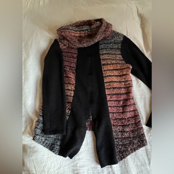 Ombré unique knit Women's Sweater - Picture 7 of 9